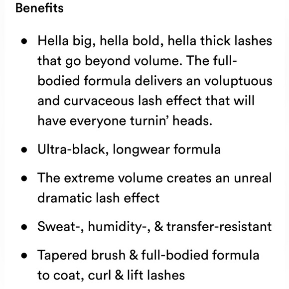 Fenty Beauty HELLA THICC Volumizing Mascara in CUZ I’M BLACK - Picture 8 of 11